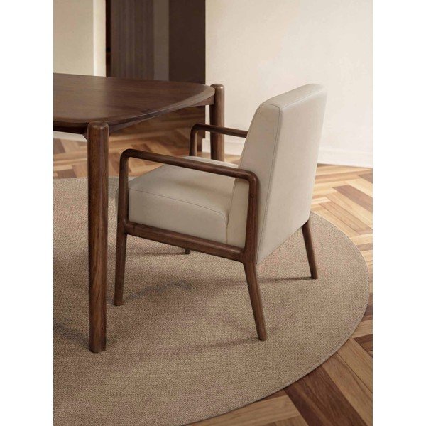 Béžový ručne tkaný vlnený okrúhly koberec ø 160 cm Greenwich – Ted Baker-image-2