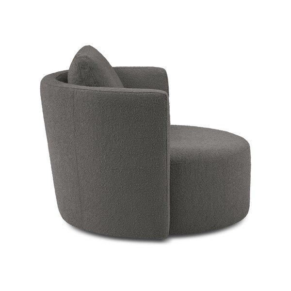 Tmavosivé otočné kreslo Interieurs 86 Nael-image-4