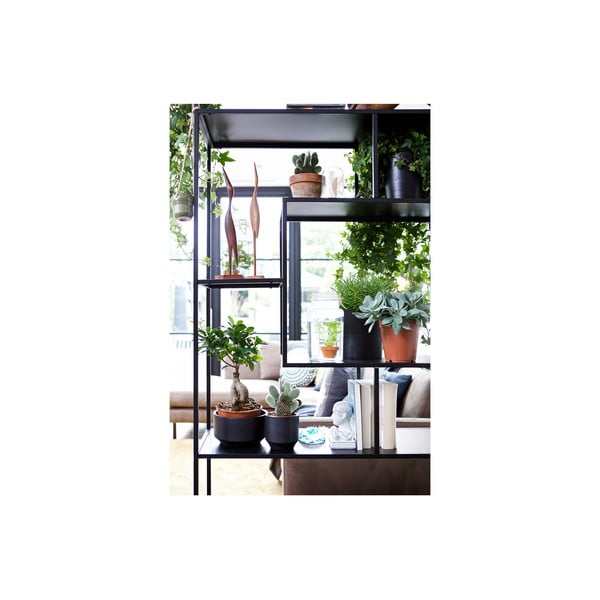 Čierna knižnica WOOOD Fons-image-4