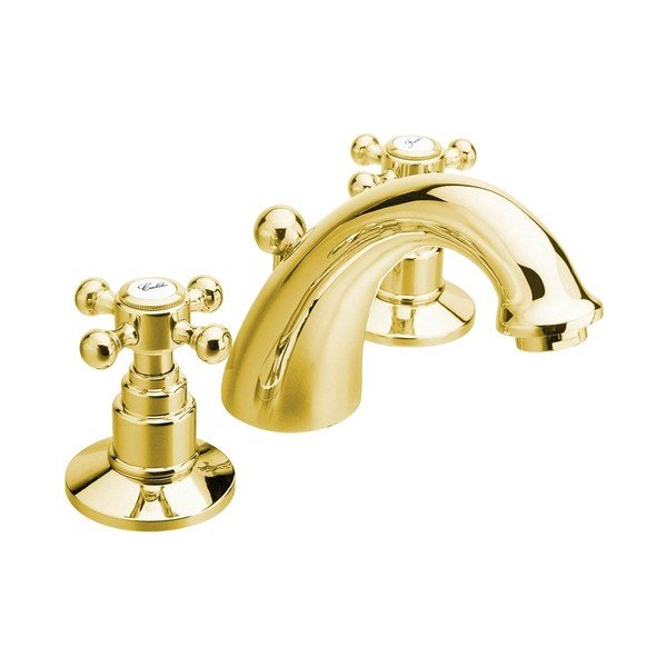 Umývadlová batéria v zlatej farbe Antea – Sapho