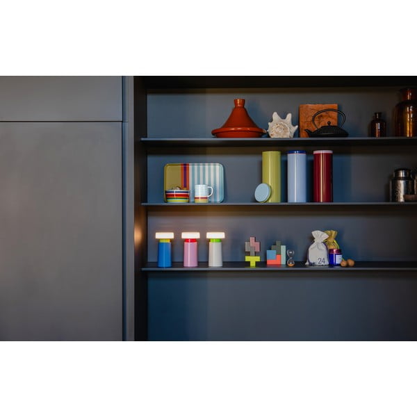 Ružová LED stmievateľná stolová lampa (výška 17,5 cm) Victoria – Remember-image-3