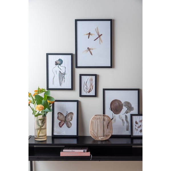 Svetlohnedý stolový lampáš PT LIVING Lantern, výška 15,5 cm-image-1