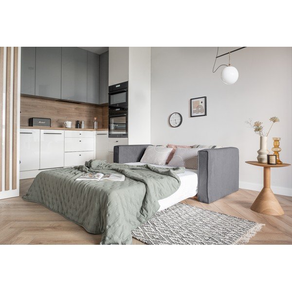 Sivá rozkladacia pohovka 168 cm Lucky Lucy – Miuform-image-3