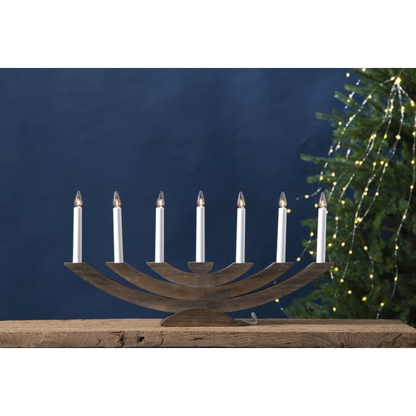 Hnedá vianočná svetelná dekorácia Navida – Star Trading-image-1