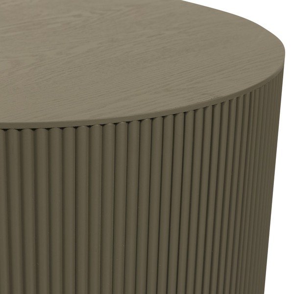 Khaki okrúhly konferenčný stolík ø 60 cm Sanne – WOOOD-image-2