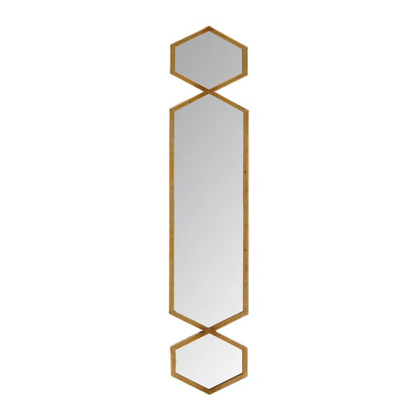 Zrkadlo Trio Gold, 21x101 cm