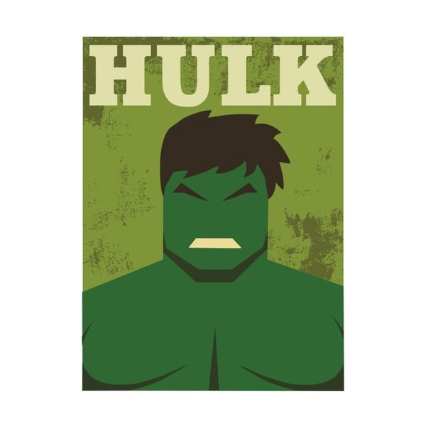 Plagát Blue-Shaker Super Heroes Hulk, 30 x 40 cm