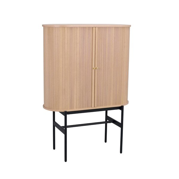Skrinka v dekore duba v prírodnej farbe 102x146 cm Haddington – Rowico-image-2