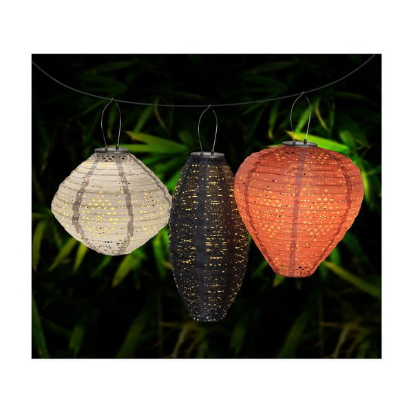 Ružový vonkajší solárny LED lampáš (výška 30 cm) Greatham – House Nordic-image-3