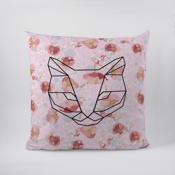 Vankúš Origami Cat