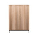 Skrinka v dekore duba v prírodnej farbe 80x110 cm Celine - Støraa