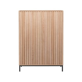 Skrinka v dekore duba v prírodnej farbe 80x110 cm Celine - Støraa