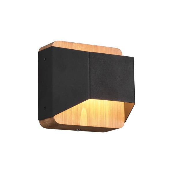 Matne čierne LED stmievateľné nástenné svietidlo Arino – Trio-image-4