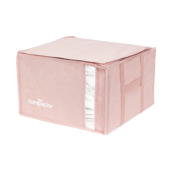 Ružový úložný box na oblečenie Compactor XXL Pink Edition 3D Vacuum Bag, 125 l