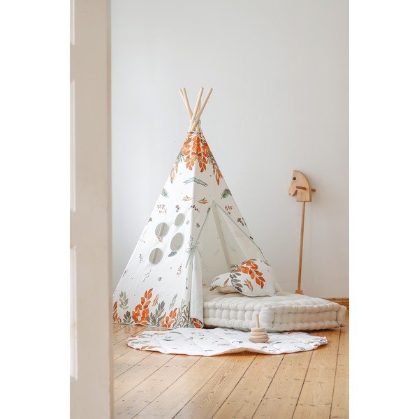 Biela detská hracia podložka Forest Friends - Moi Mili-image-4