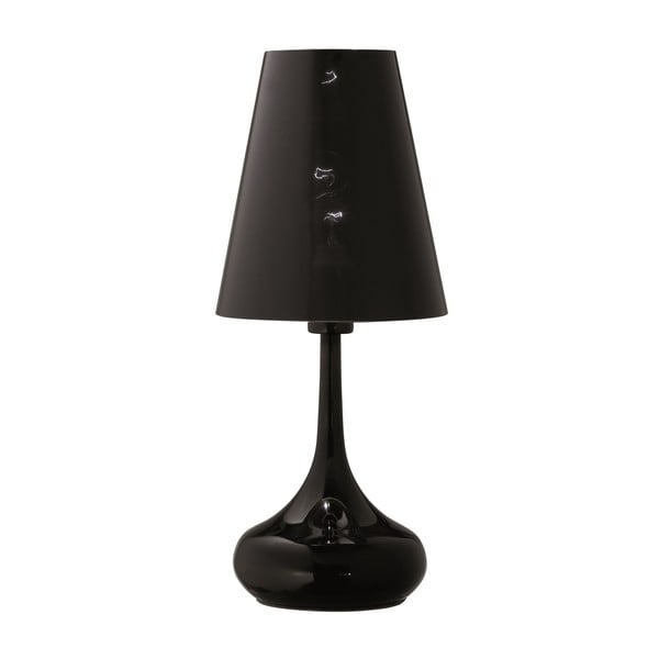 Stolná lampa Sandhamne, čierna