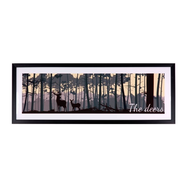 Obraz sømcasa The Deers, 80 × 30 cm