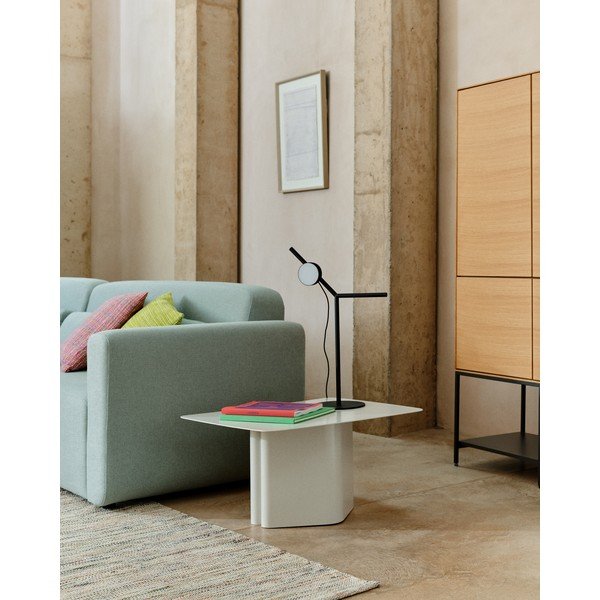 Čierna kovová LED stmievateľná stolová lampa (výška 61,5 cm) Orey – Kave Home-image-4