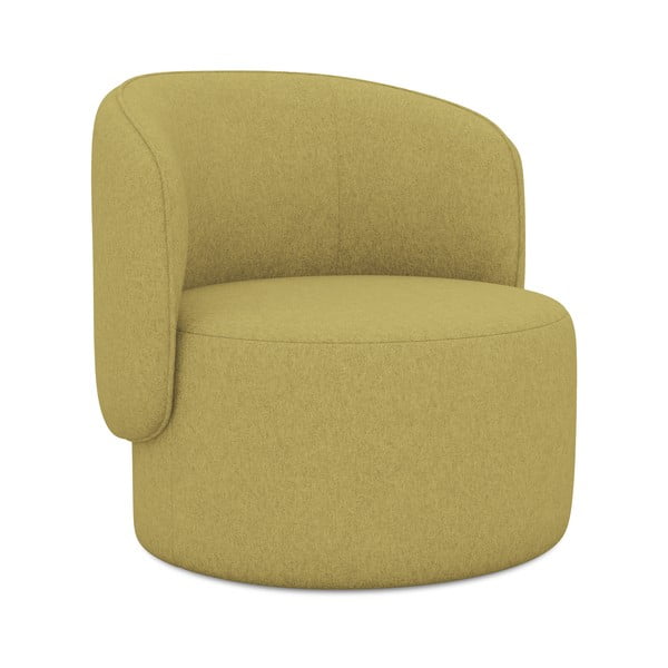 Kreslo v horčicovej farbe Ipo – Makamii