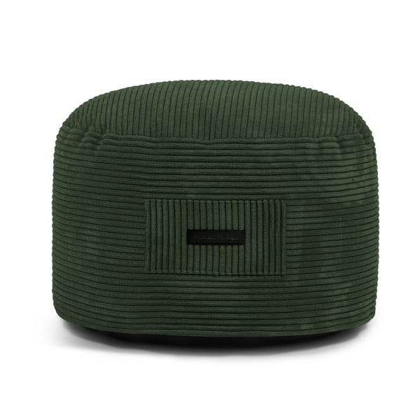 Zelený menčestrový taburet Om 60 – SLOWDOWN