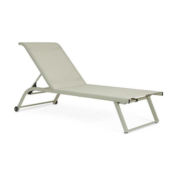 Taupe kovové záhradné ležadlo Taylor – Bizzotto