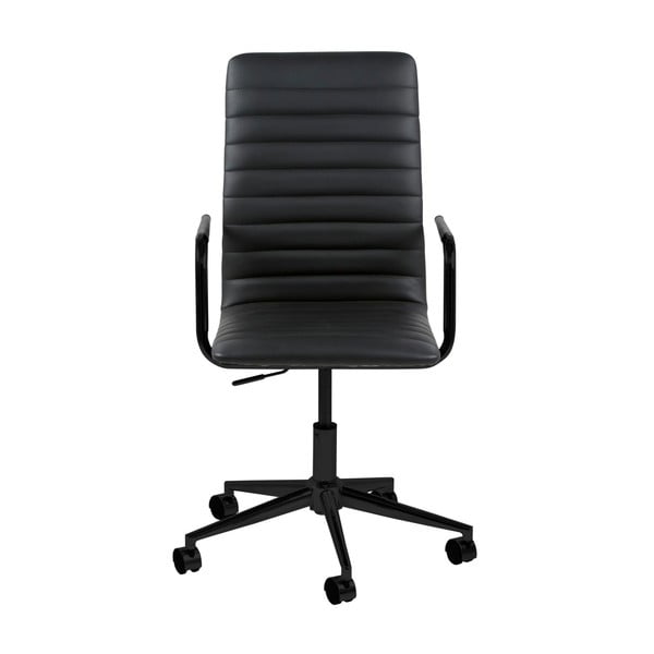 Čierna kancelárska stolička na kolieskach Actona Wislow-image-2