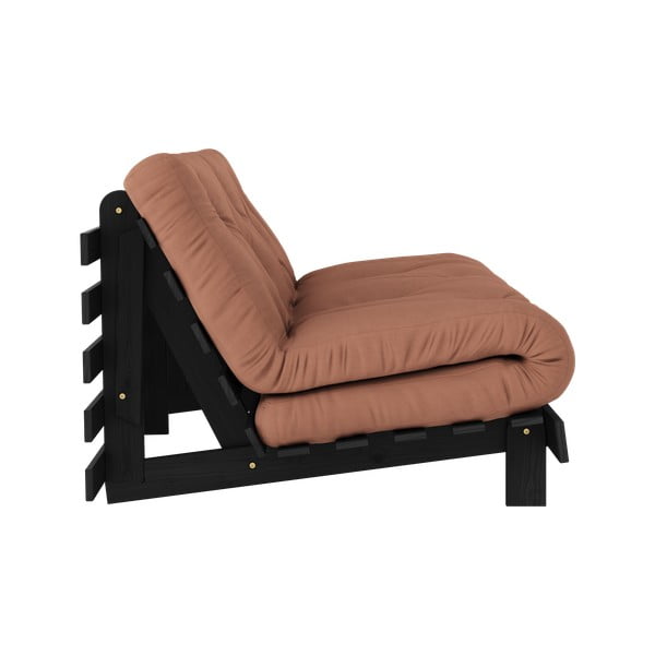 Rozkladacia pohovka v tehlovej farbe 160 cm Roots Black Night – Karup Design-image-4