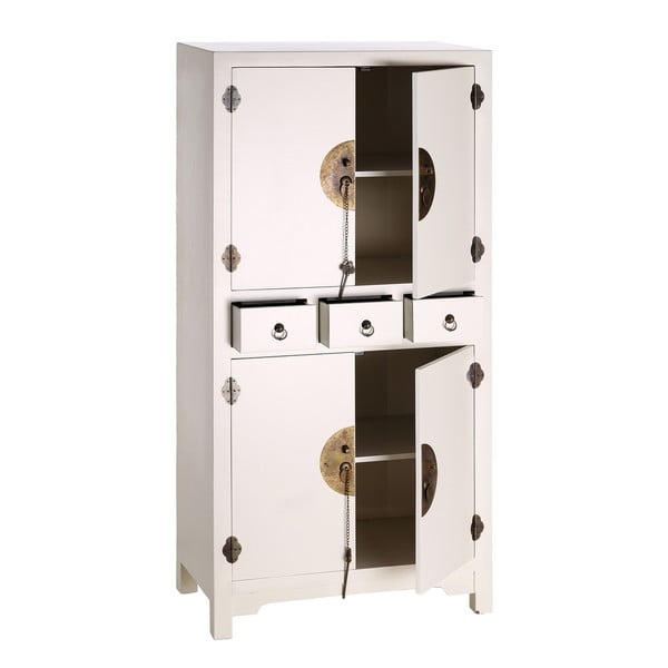 Biela skrinka 63x131 cm Oriente – Ixia-image-2