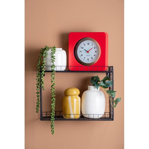 Čierna poschodová oceľová polica 40 cm Reja – PT LIVING-image-1