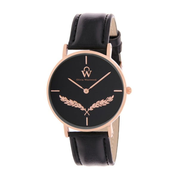 Dámske hodinky s remienkom v čiernej farbe Olivia Westwood Teressa
