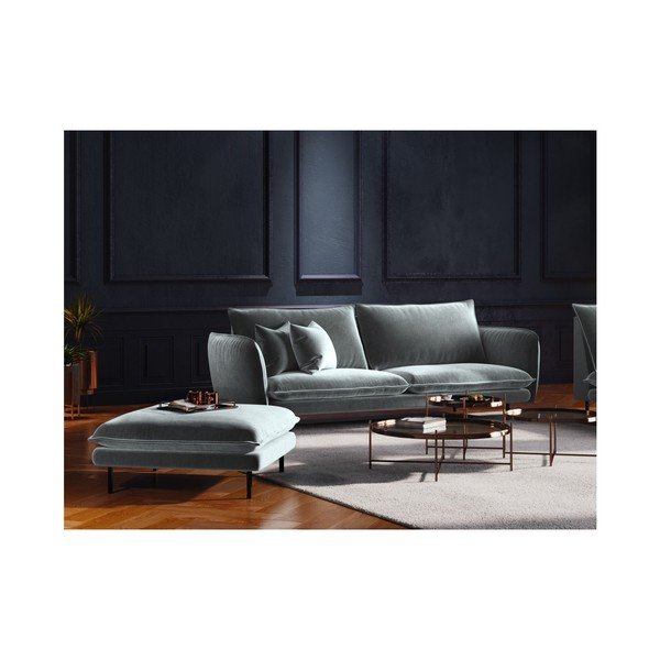 Svetlosivá podnožka Cosmopolitan Design Vienna, 100 × 80 cm-image-3