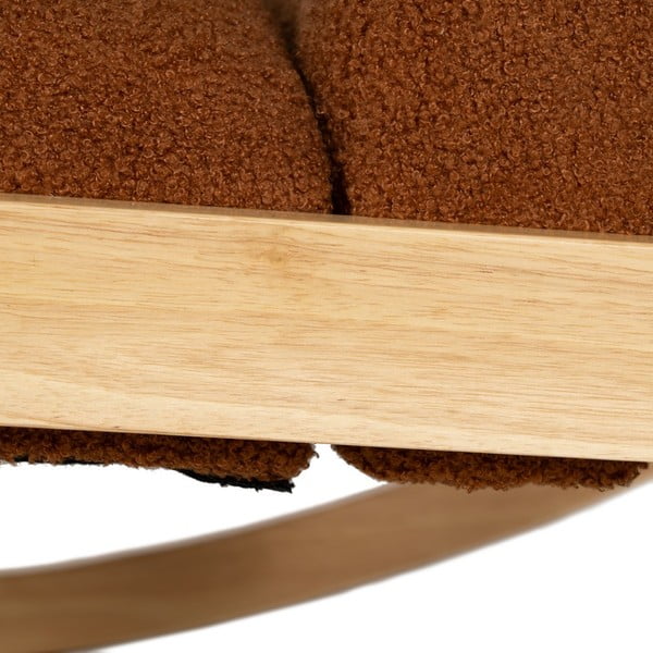 Hnedé hojdacie kreslo – Ixia-image-1