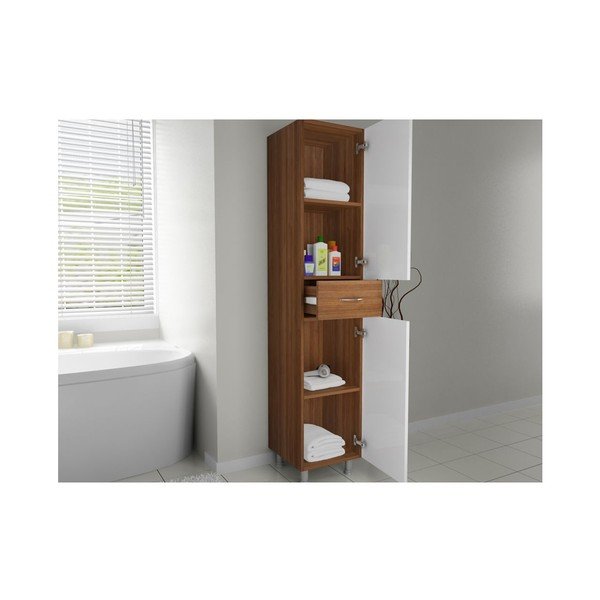 Skriňa do kúpeľne Nergis Walnut-image-4