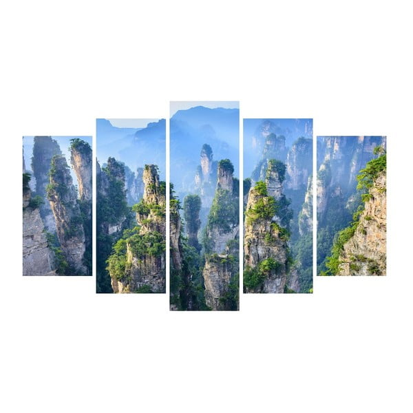 Viacdielny obraz na plátne Rock Mountains