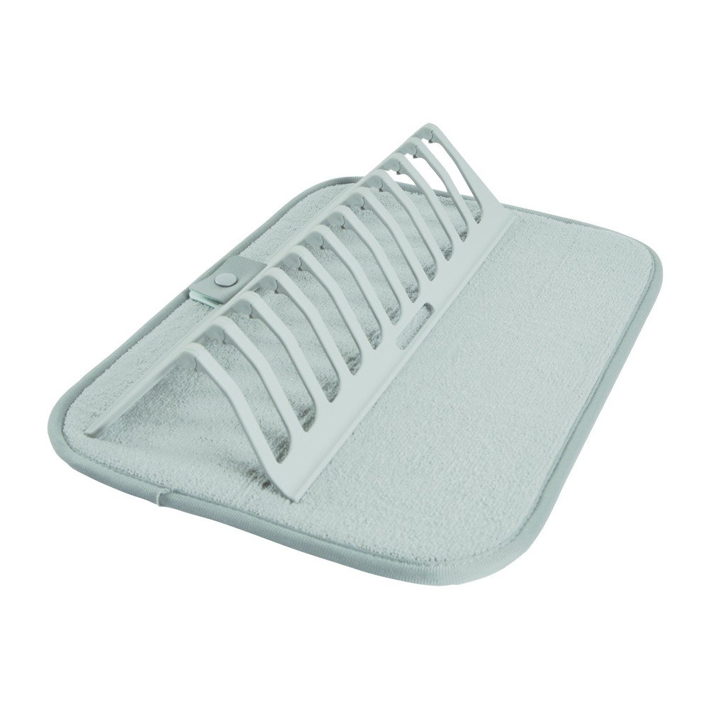 E-shop Svetlomodrá plastová odkvapkávacia podložka na riad 36x28 cm – Homéa