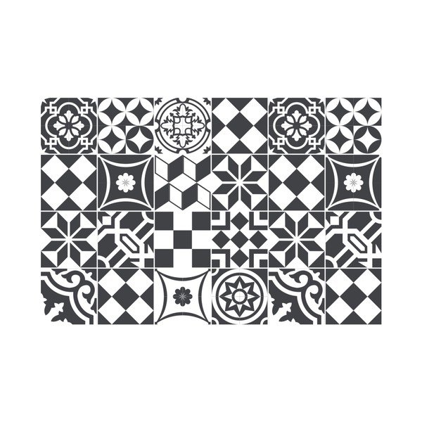 Sada 24 samolepiek Ambiance Mosaic, 15 × 15 cm-image-2