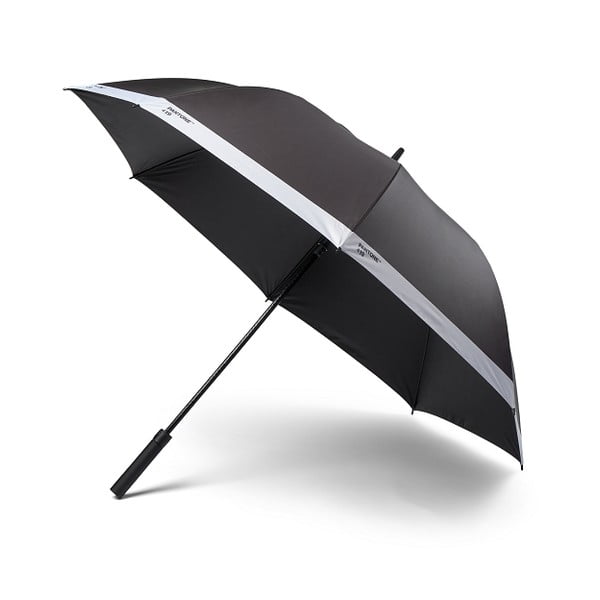 Čierny tyčový dáždnik Pantone