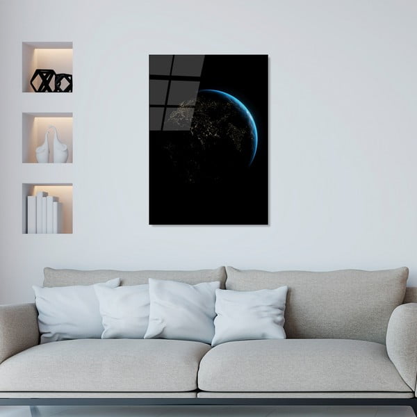 Sklenený obraz 70x100 cm Earth - Wallity-image-3