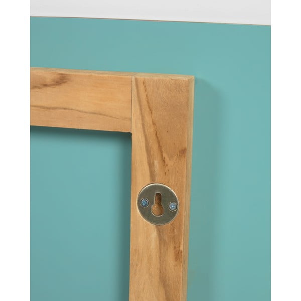 Nástenné zrkadlo s dreveným rámom 96x55 cm Rokia – Kave Home-image-3