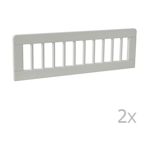 Sada 2 bielych zábran k detskej postieľke Pinio Basic, 200 × 90 cm-image-1