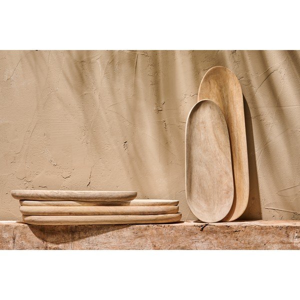 Servírovací podnos z mangového dreva Nkuku Ajuru, 35 x 14 cm-image-2