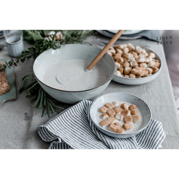 Ľanová utierka 45x65 cm Thin Black Stripes – Linen Tales-image-2