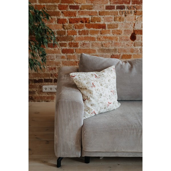 Obliečka na vankúš s vianočným motívom 40x60 cm – Linen Tales-image-2