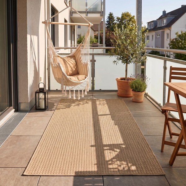 Béžový vnútorný a vonkajší koberec 80x150 cm Mira 1450 – Ayyildiz Carpets-image-1