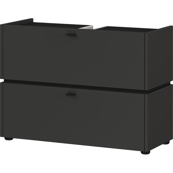 Antracitová skrinka pod umývadlo 80x59 cm Modesto – Germania-image-2