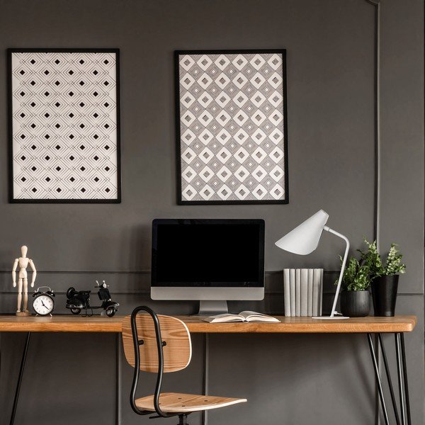 Biela stolová lampa SULION Lisboa, výška 45 cm-image-1