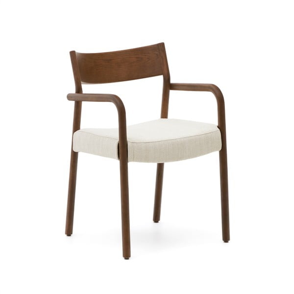 Hnedá/béžová jedálenská stolička Falconera – Kave Home