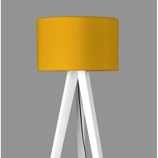 Stojacia lampa Tripod Yellow/White-image-1