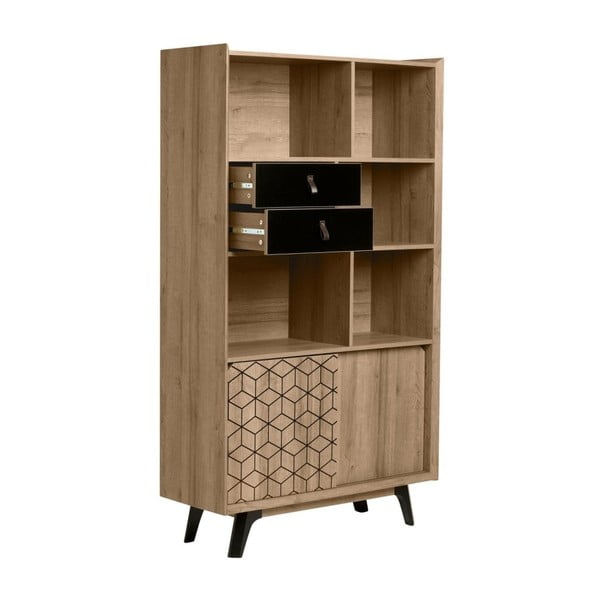 Knižnica v dekóre dubového dreva Marckeric Ceilan-image-2