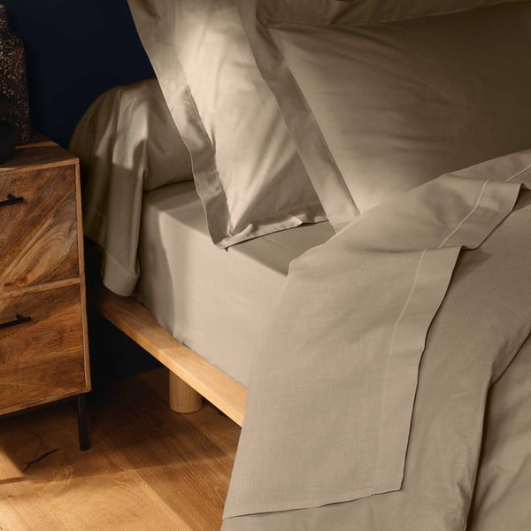 Svetlohnedá bavlnená plachta 240x300 cm Lina – douceur d'intérieur-image-2